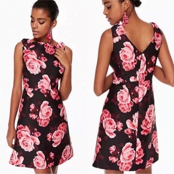 Kate Spade A-Line Rambling Roses Dress - size 00 - Picture 1 of 7